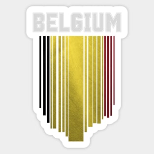 Belgium flag, belgian flag Sticker